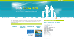Desktop Screenshot of familyholidayparks.com